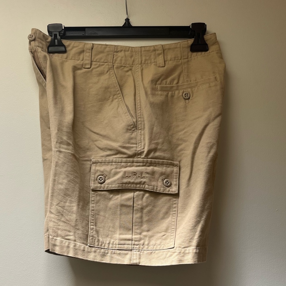 Lauren Ralph Lauren tan cargo shorts - Picture 2 of 6